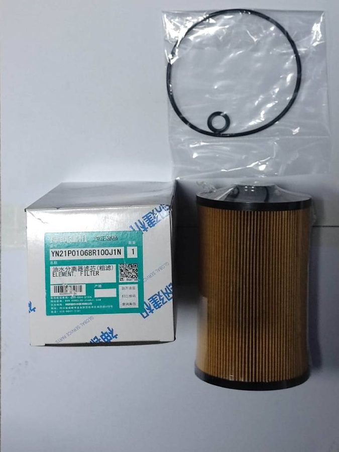 Fuel filter Oil and Water Separation Filter YN21P01068R100J1N/YN21P01068R100J1L Kobelco part