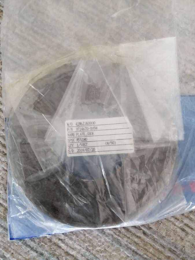 Washer 3724670-0058/LB15V00011S124 Kobelco part